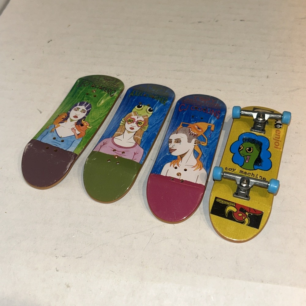 RARE Tech Deck Toy Machine‎ "Bloodsucking Skateboard Company" Toy Machine Lot C4